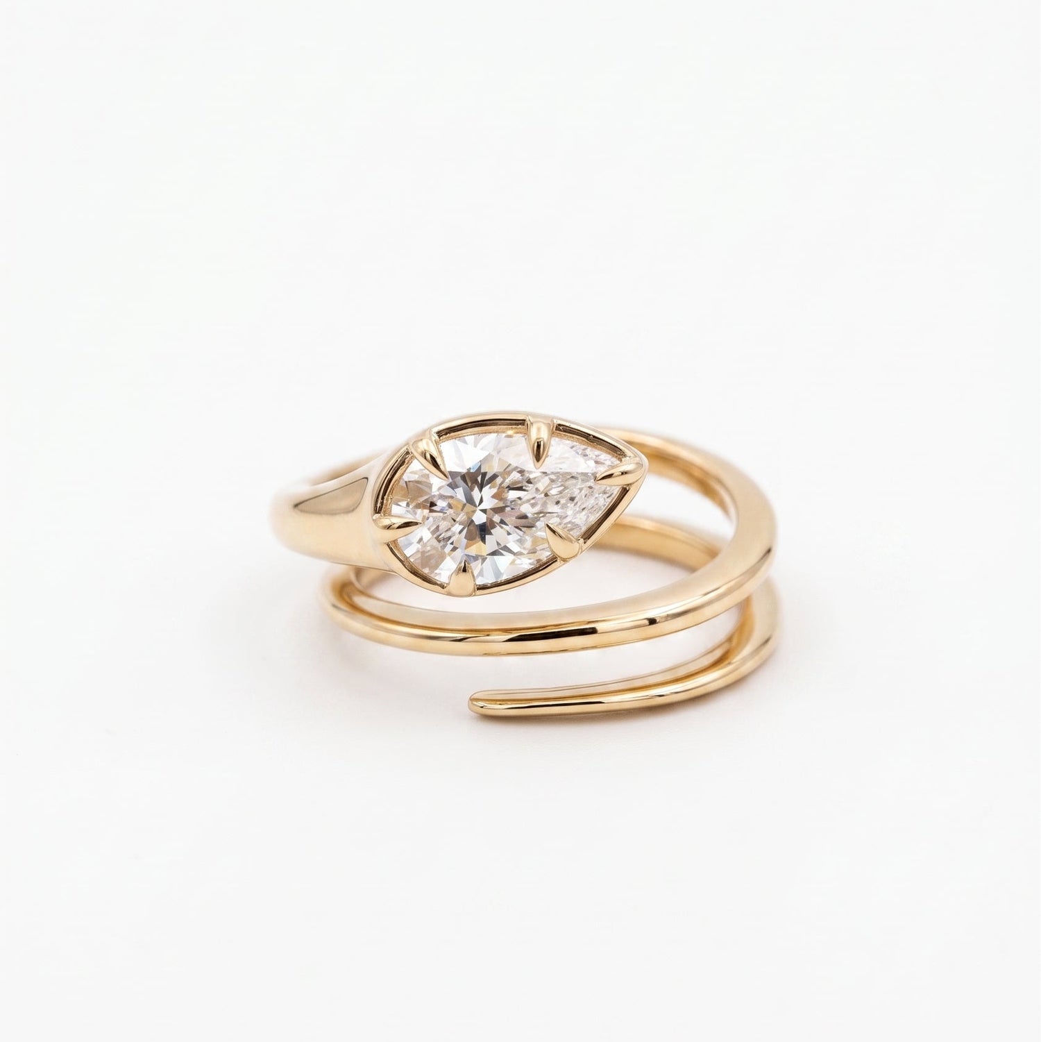 Loopy Pear Ring