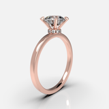 Hidden Halo Flat Solitaire Frame Down 1.8mm