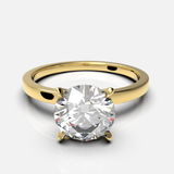 Flat Solitaire Frame with Secret Diamond 1.8mm