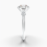 Tiffany-style Solitaire Engagement Ring with 1.5cts Diamond