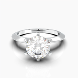 Tiffany-style Solitaire Engagement Ring with 1cts Diamond