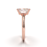 Anillo Tresillo Radiant con Trapezoides Oro Rosa