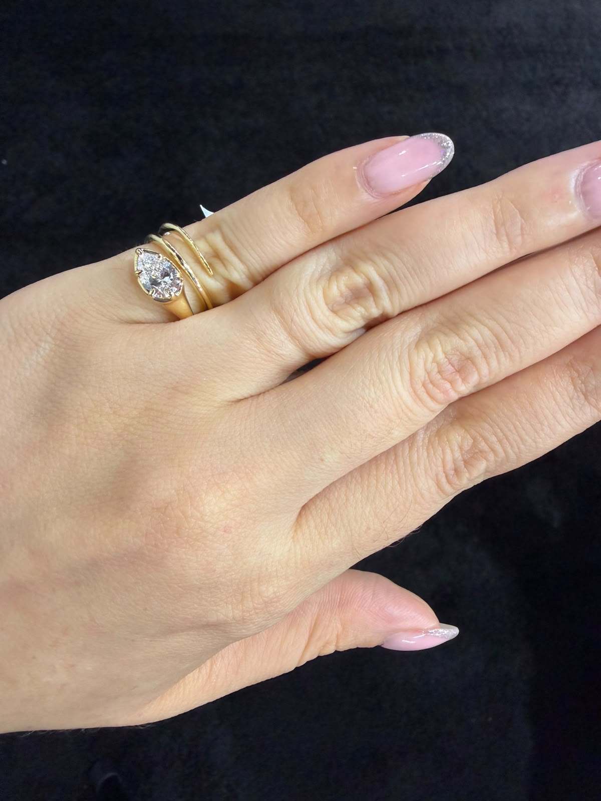 Pinky ring espiral