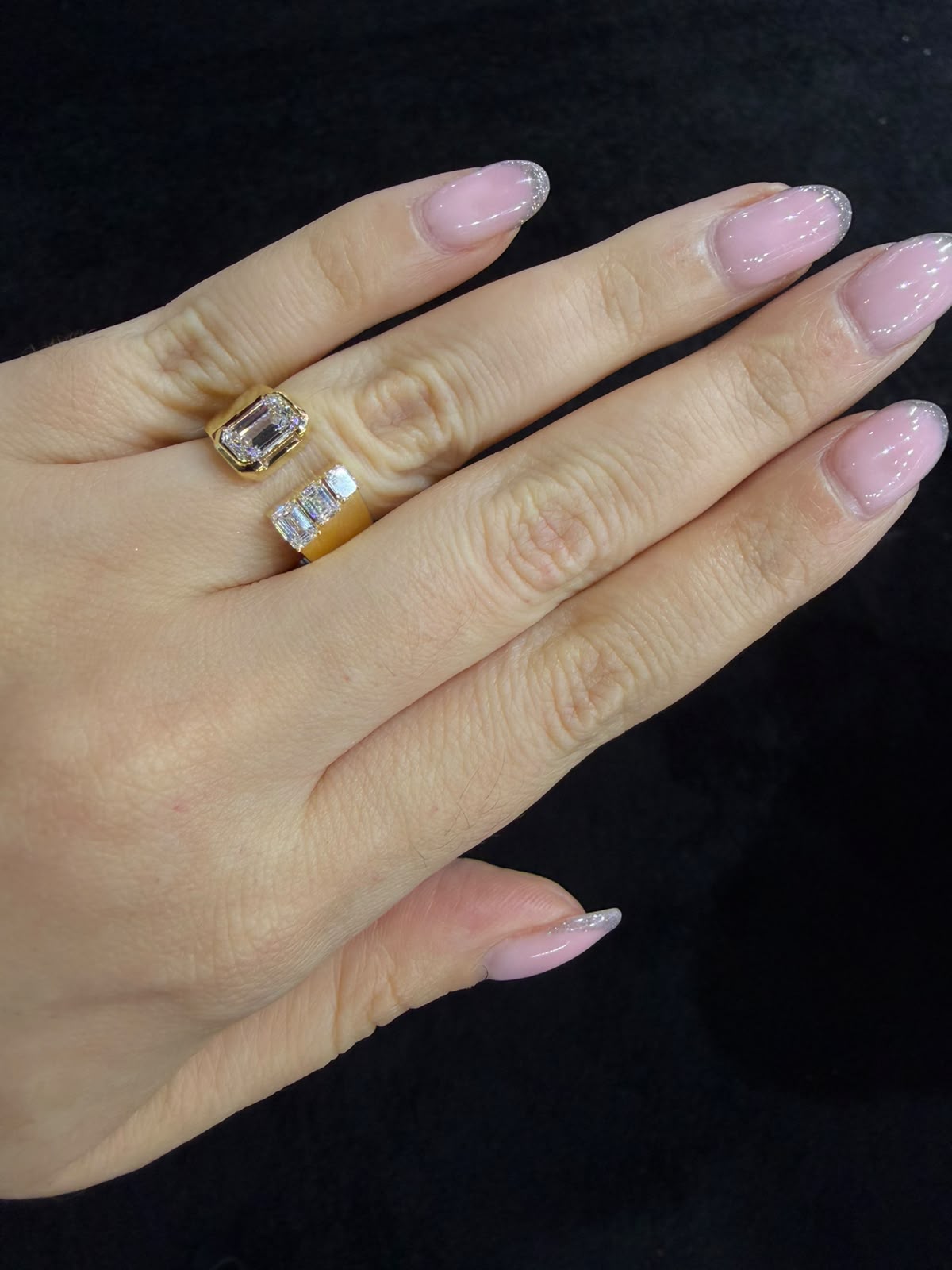Anillo chunky abierto