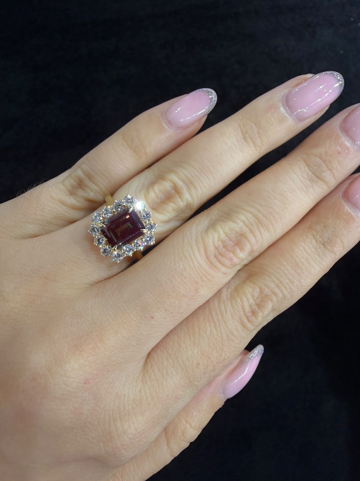 Anillo Alejandrita Halo