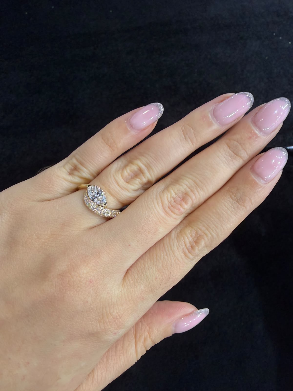Anillo Pavé Marquise
