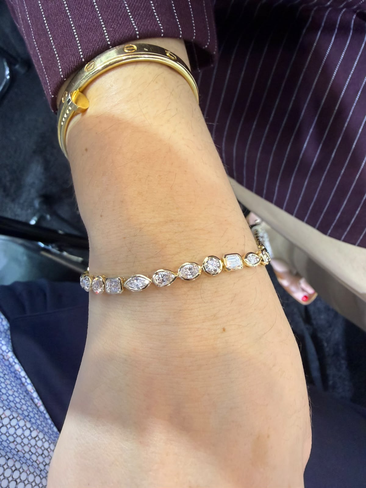 Pulsera Fancy Shapes a Bisel