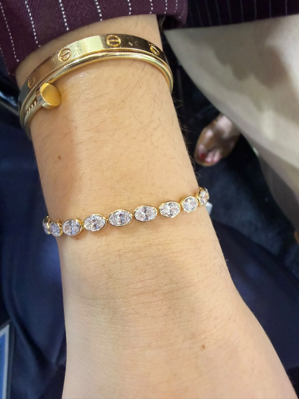 Pulsera Ovales a Bisel