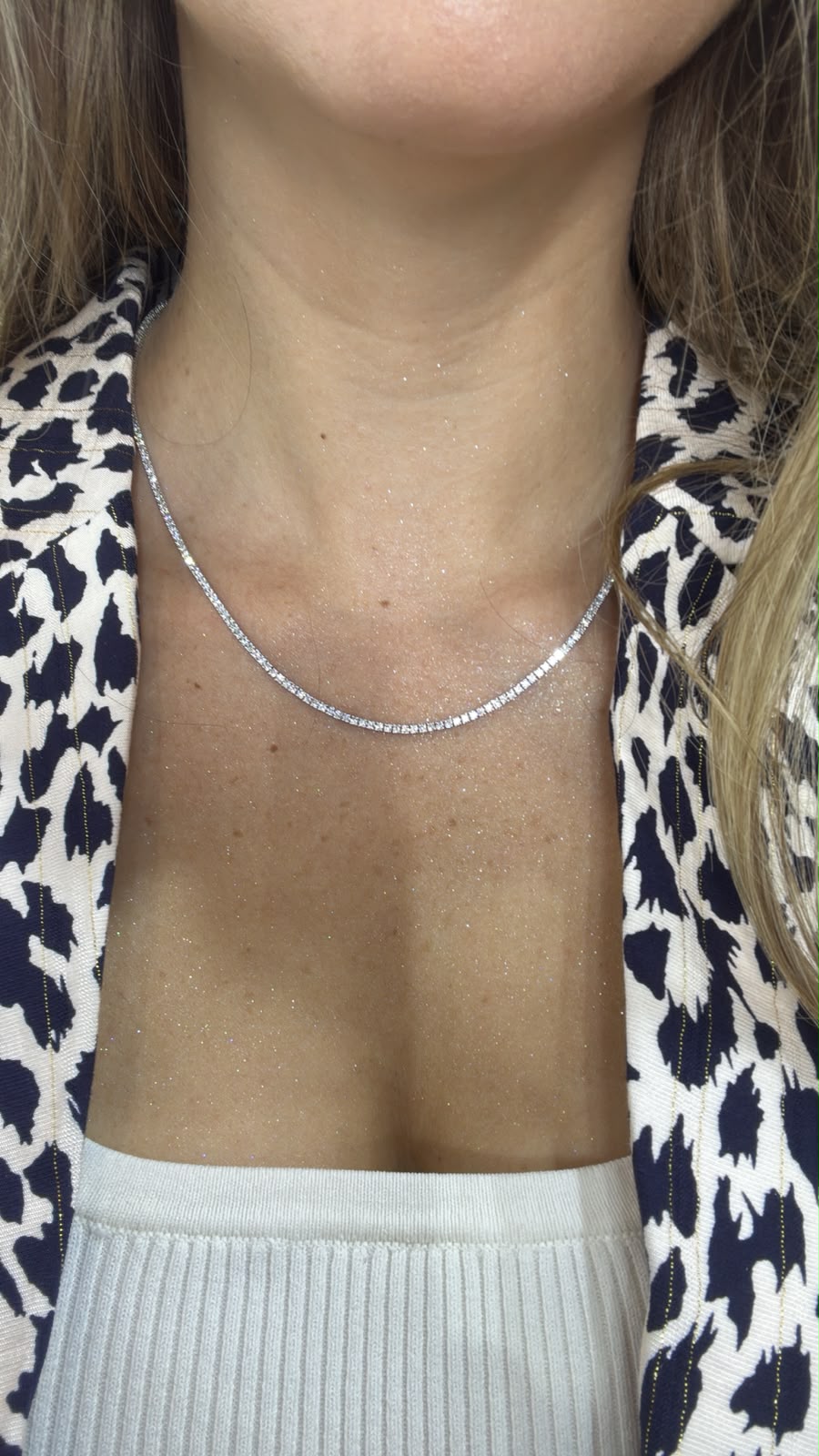 Tennis necklace 5 ctw