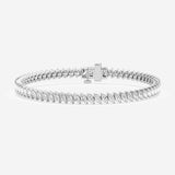 Tennis Bracelete Lab Grown  - Marquise 7 ct