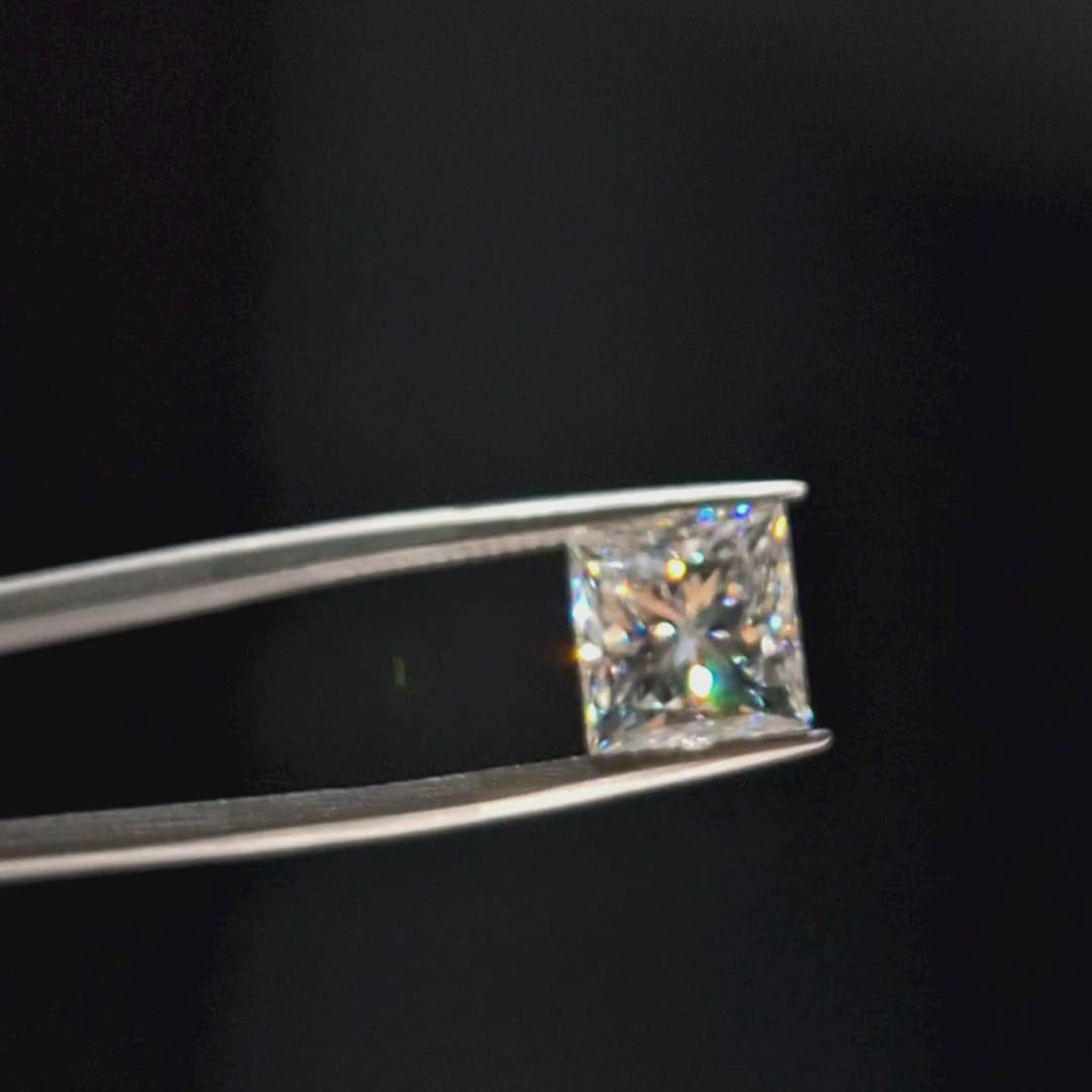 1.5 carat Princess diamond 