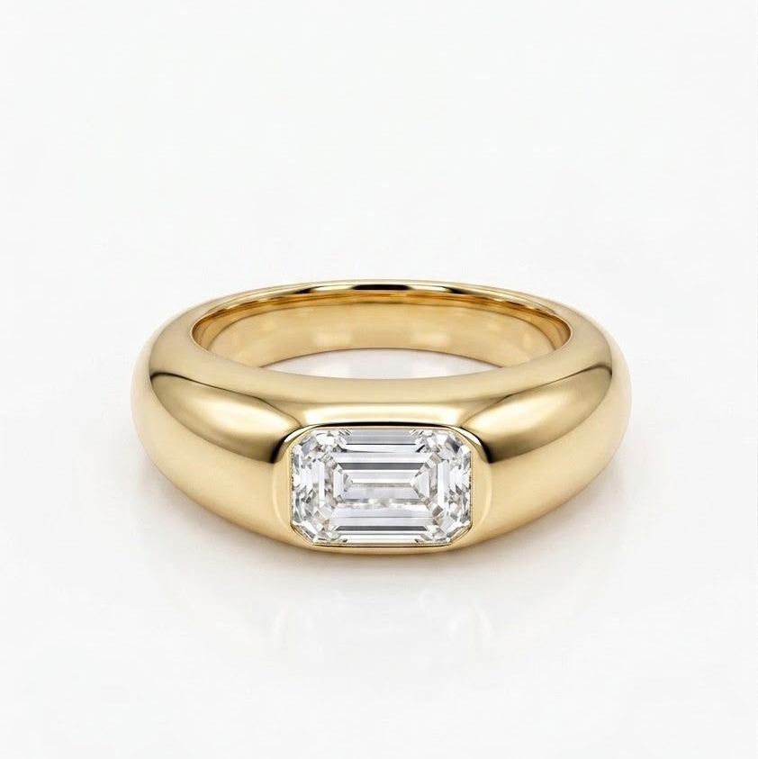Emerald Dome Ring